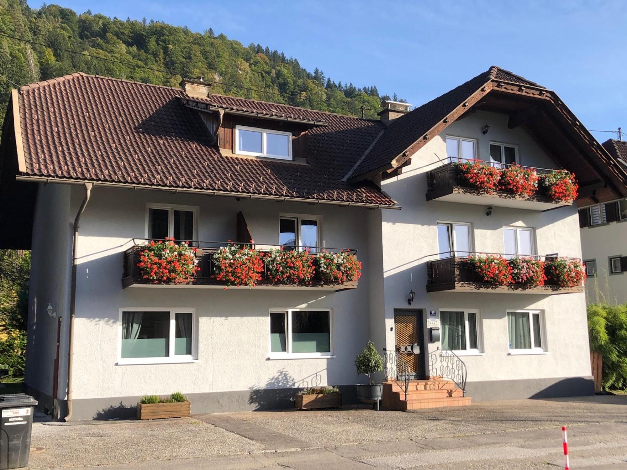 Appartement Zirbenduft Ferienhaus Fuenf Sinne 도브리아흐 외부 사진