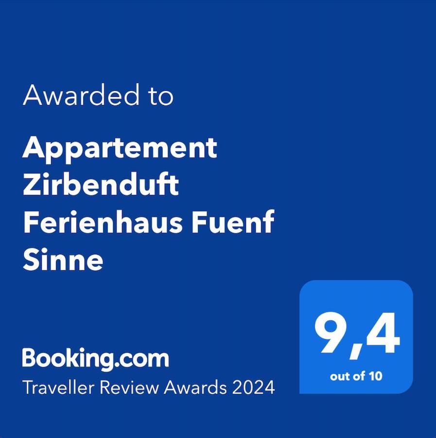 Appartement Zirbenduft Ferienhaus Fuenf Sinne 도브리아흐 외부 사진