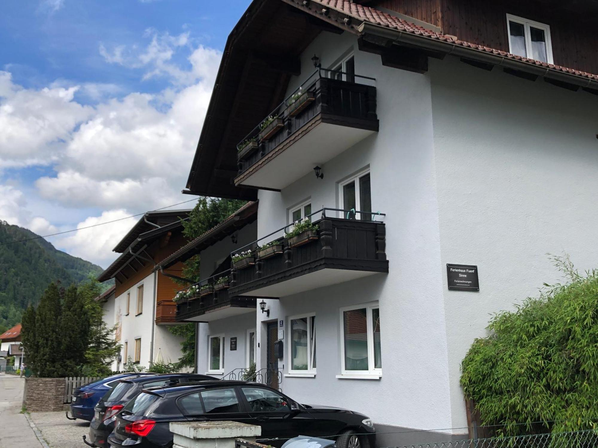 Appartement Zirbenduft Ferienhaus Fuenf Sinne 도브리아흐 외부 사진